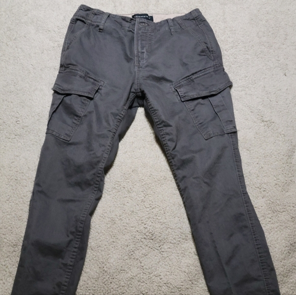 🩶Aeropostale Gray Women's Cargo Pants 27/28 Excellent Condition!! - Picture 6 of 8